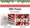 Christmas Hanging Sign Decorations with String Lights Red Black Plaid Front Door Sign Plastic Peace Love Joy Welcome Wreath Sign for Xmas Holiday Party Porch Windows Walls Decor Supplies 6 Pcs